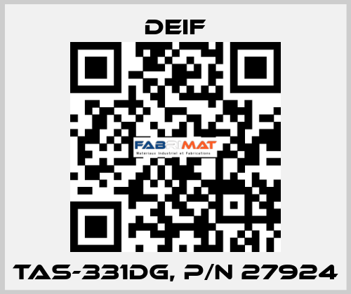 TAS-331DG, p/n 27924 Deif