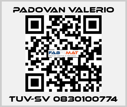 TUV-SV 0830100774 PADOVAN VALERIO