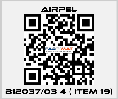 B12037/03 4 ( ITEM 19) Airpel