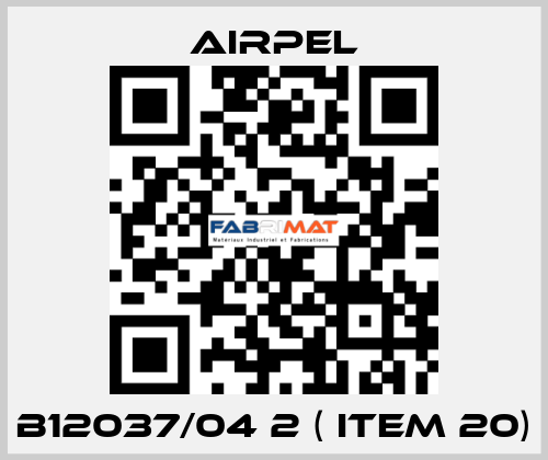 B12037/04 2 ( ITEM 20) Airpel