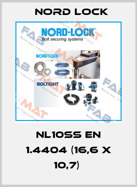 NL10ss EN 1.4404 (16,6 x 10,7)  Nord Lock