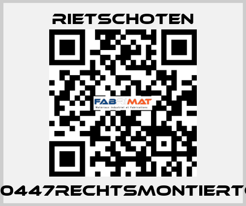 300/45910447RECHTSMONTIERTGMRSP/T RIETSCHOTEN
