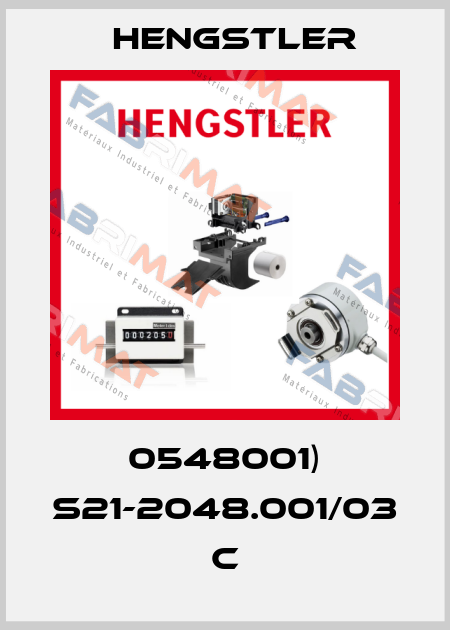 0548001) S21-2048.001/03 c Hengstler