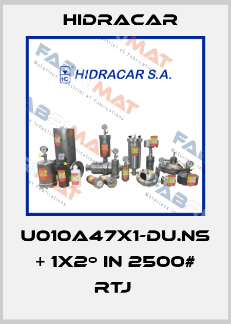 U010A47X1-DU.NS + 1x2º in 2500# RTJ  Hidracar