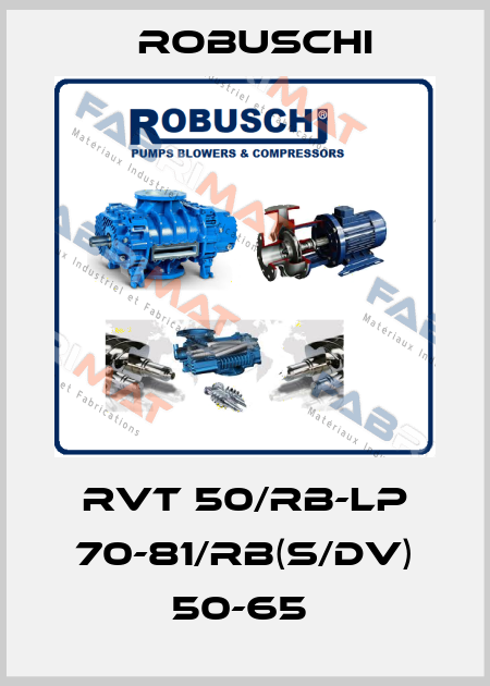 RVT 50/RB-LP 70-81/RB(S/DV) 50-65  Robuschi