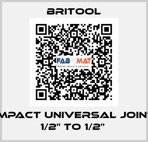 IMPACT UNIVERSAL JOINT 1/2" TO 1/2"  Britool