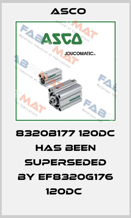 8320B177 120DC has been superseded by EF8320G176 120DC  Asco