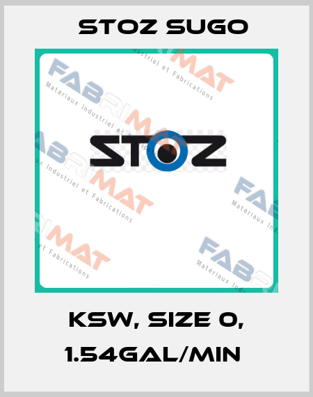 KSW, Size 0, 1.54GAL/min  Stoz Sugo