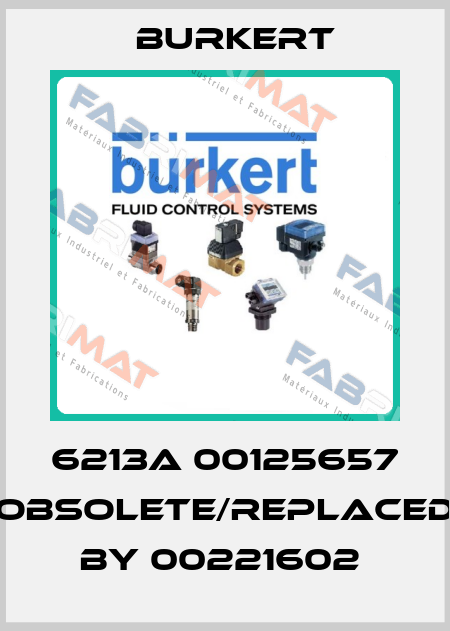 6213A 00125657 obsolete/replaced by 00221602  Burkert