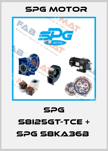 SPG S8I25GT-TCE + SPG S8KA36B  Spg Motor