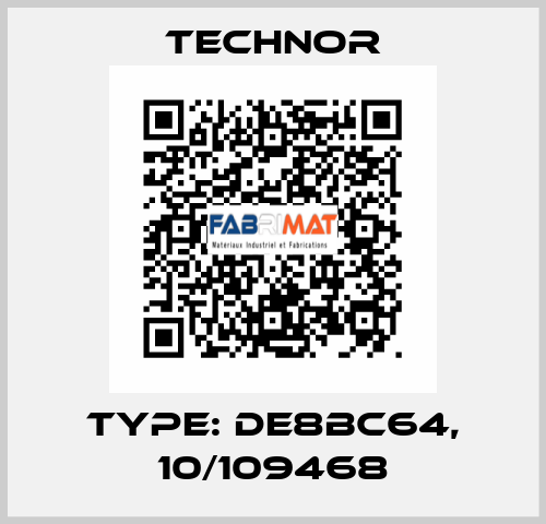TYPE: DE8BC64, 10/109468 TECHNOR