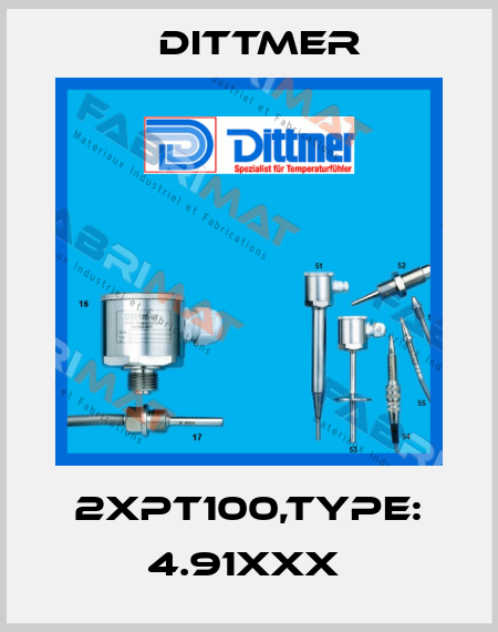 2XPT100,Type: 4.91XXX  Dittmer