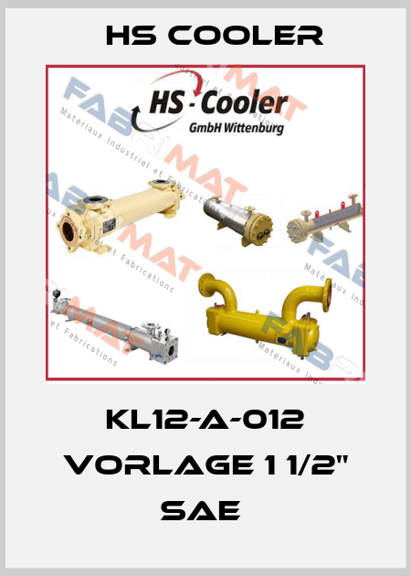 KL12-A-012 Vorlage 1 1/2" SAE  HS Cooler