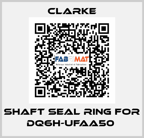 Shaft seal ring for DQ6H-UFAA50  Clarke