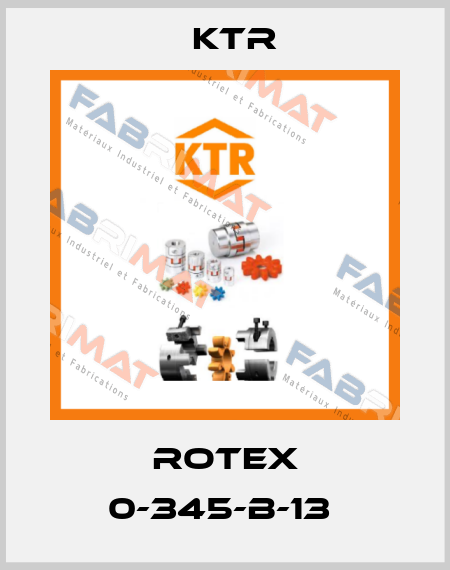 Rotex 0-345-B-13  KTR