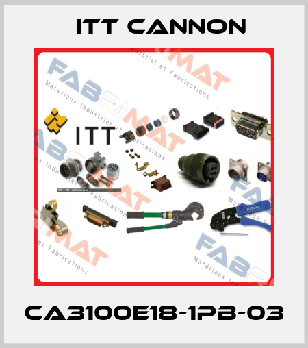 CA3100E18-1PB-03 Itt Cannon
