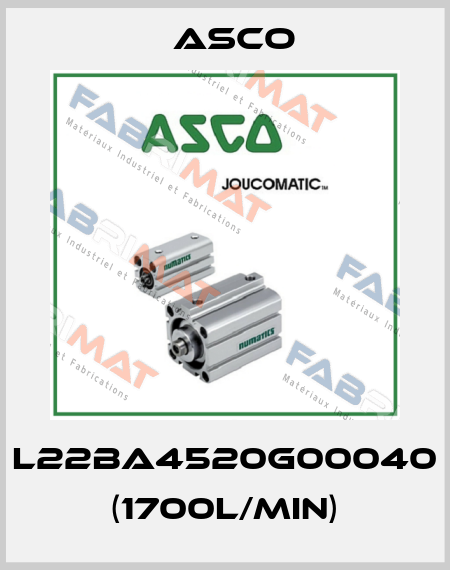 L22BA4520G00040 (1700l/min) Asco