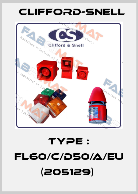 Type : FL60/C/D50/A/EU (205129)  Clifford-Snell