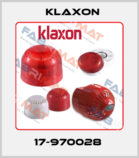 17-970028  Klaxon