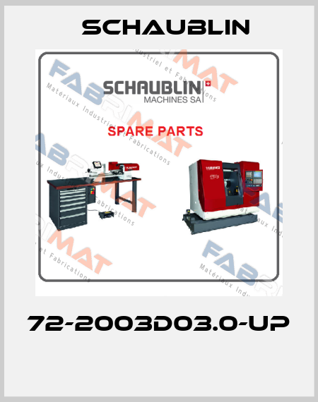 72-2003D03.0-UP  Schaublin