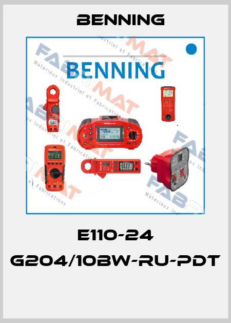 E110-24 G204/10BW-ru-PDT  Benning