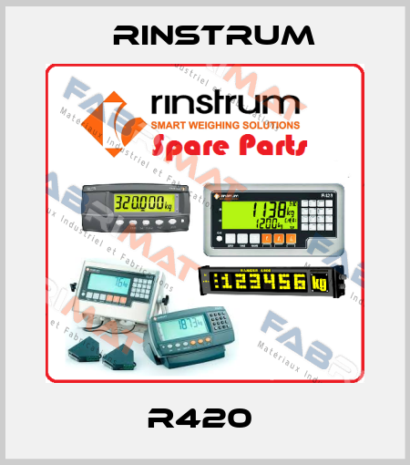 R420  Rinstrum