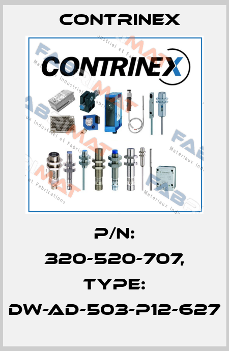p/n: 320-520-707, Type: DW-AD-503-P12-627 Contrinex