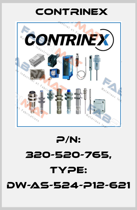 p/n: 320-520-765, Type: DW-AS-524-P12-621 Contrinex