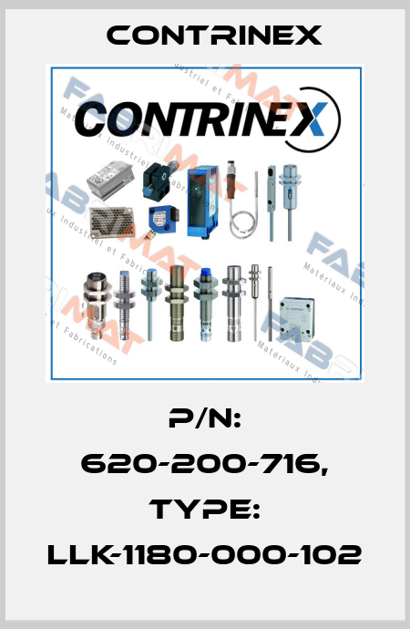 p/n: 620-200-716, Type: LLK-1180-000-102 Contrinex