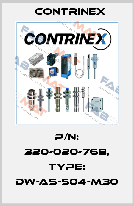 p/n: 320-020-768, Type: DW-AS-504-M30 Contrinex