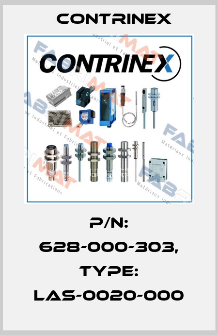 p/n: 628-000-303, Type: LAS-0020-000 Contrinex