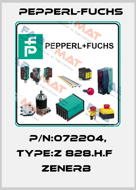 P/N:072204, Type:Z 828.H.F               Zenerb  Pepperl-Fuchs