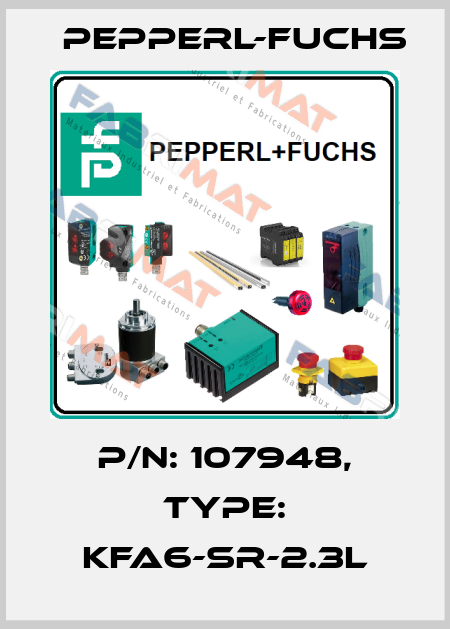 p/n: 107948, Type: KFA6-SR-2.3L Pepperl-Fuchs