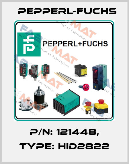 P/N: 121448, Type: HID2822 Pepperl-Fuchs