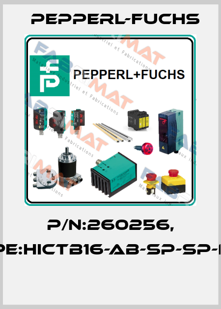 P/N:260256, Type:HICTB16-AB-SP-SP-NCC  Pepperl-Fuchs