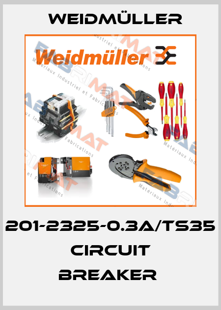 201-2325-0.3A/TS35 CIRCUIT BREAKER  Weidmüller