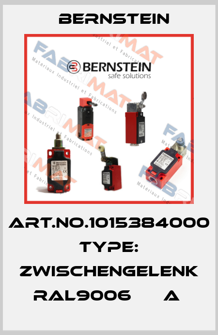 Art.No.1015384000 Type: ZWISCHENGELENK  RAL9006      A  Bernstein