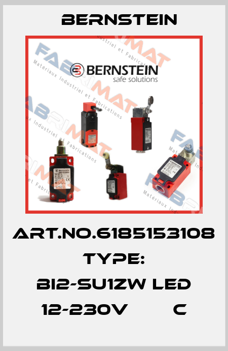 Art.No.6185153108 Type: BI2-SU1ZW LED 12-230V        C Bernstein