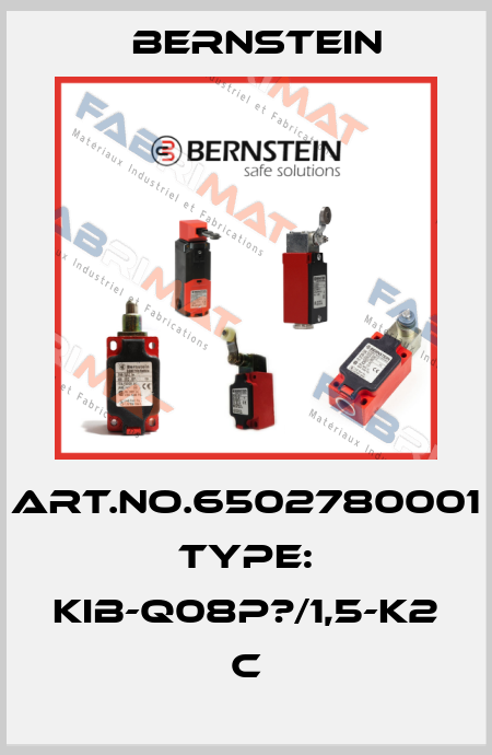 Art.No.6502780001 Type: KIB-Q08P?/1,5-K2             C Bernstein