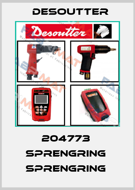 204773  SPRENGRING  SPRENGRING  Desoutter