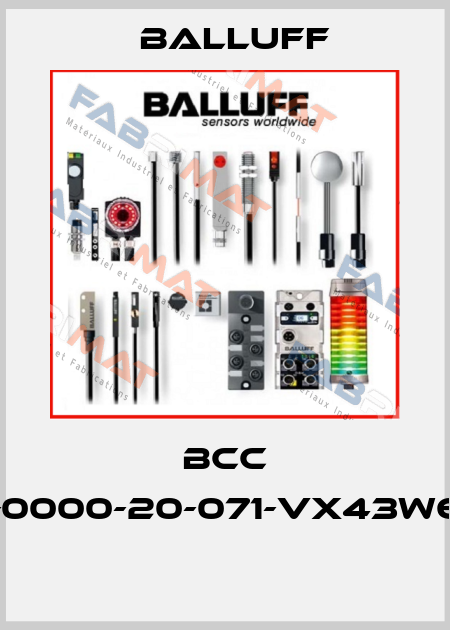 BCC A313-0000-20-071-VX43W6-200  Balluff