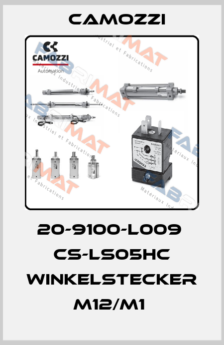 20-9100-L009  CS-LS05HC WINKELSTECKER M12/M1  Camozzi