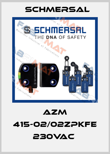 AZM 415-02/02ZPKFE 230VAC  Schmersal