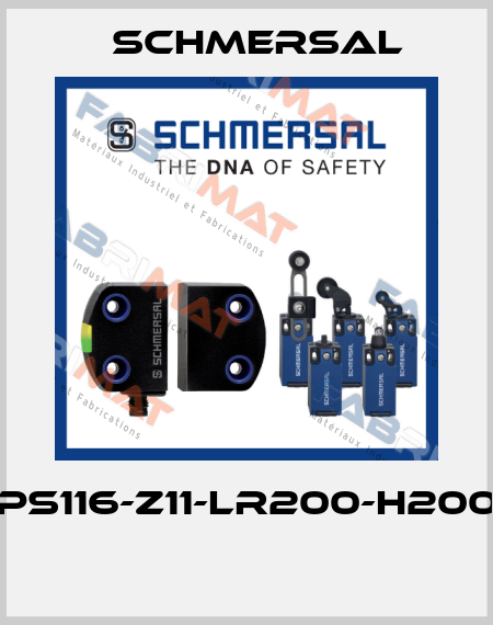 PS116-Z11-LR200-H200  Schmersal