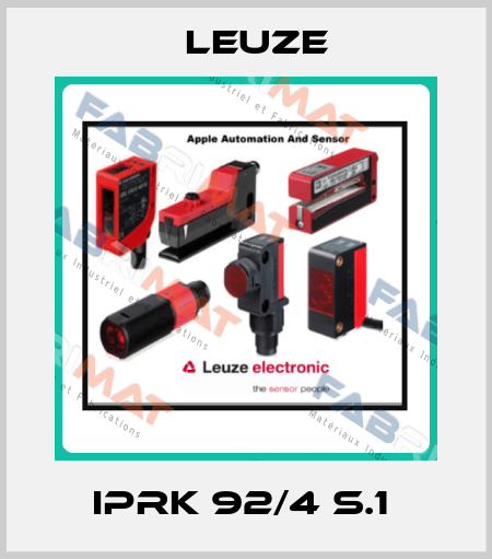 IPRK 92/4 S.1  Leuze