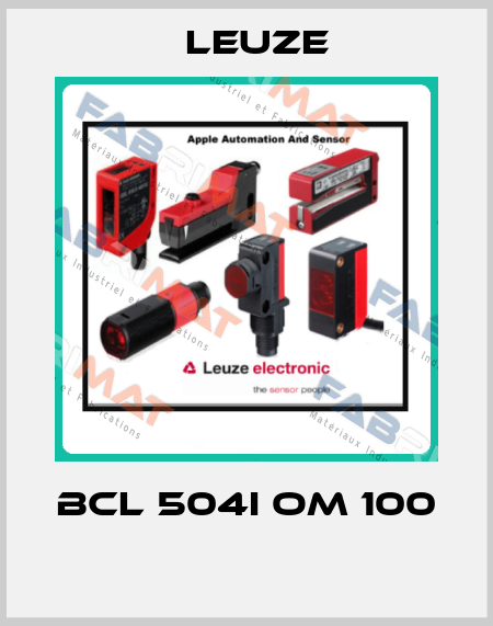 BCL 504i OM 100  Leuze