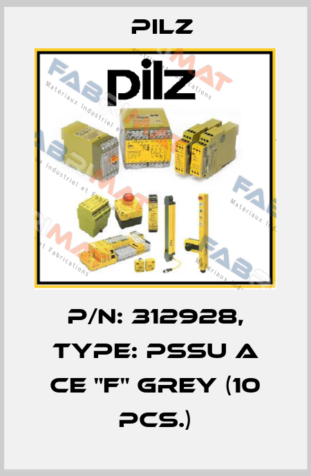 p/n: 312928, Type: PSSu A CE "F" grey (10 pcs.) Pilz