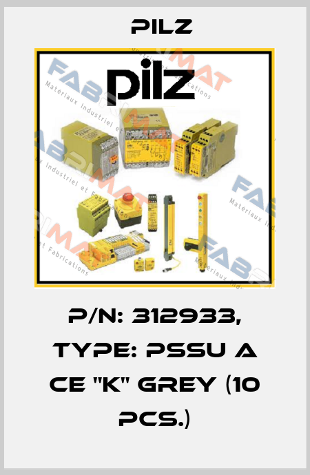 p/n: 312933, Type: PSSu A CE "K" grey (10 pcs.) Pilz