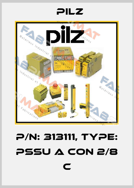 p/n: 313111, Type: PSSu A Con 2/8 C (2 pcs.) Pilz