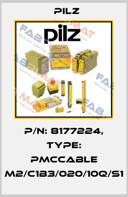 p/n: 8177224, Type: PMCcable M2/C1B3/020/10Q/S1 Pilz